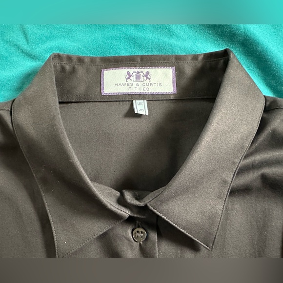 NWOT Hawes & Curtis French cuffed fitted shirt - Picture 3 of 5